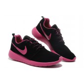 basket nike rose et noir femme