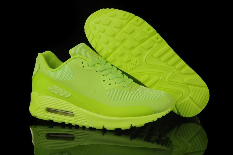 air max 90 noir et vert fluo