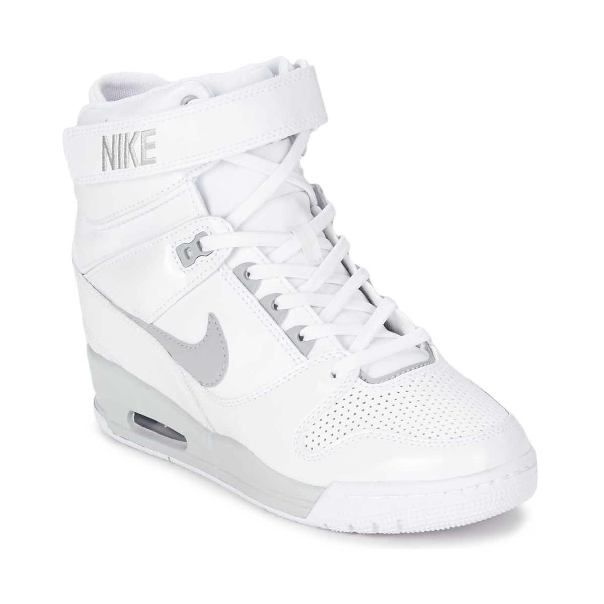 nike blanche compensee homme